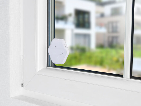 4 détecteurs de bris de vitre ultraplats, 95 dB