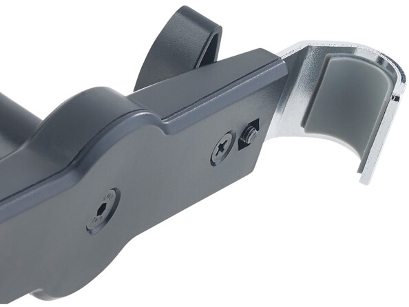 Zoom sur détails du support de tablette pour voiture