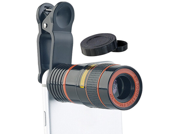 Téléobjectif avec zoom optique 8x pour smartphone et tablette