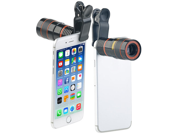 Téléobjectif avec zoom optique 8x pour smartphone et tablette