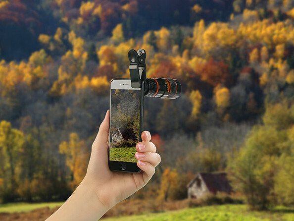 Téléobjectif avec zoom optique 8x pour smartphone et tablette