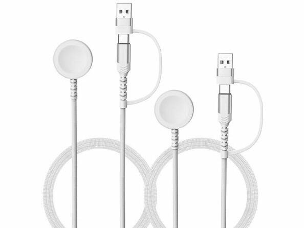 Pack de 2 câbles de chargement USB pour Apple Watch de la marque Callstel