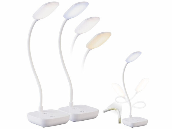 Pack de 2 lampes de bureau CCT à batterie avec intensité variable de la marque Britesta