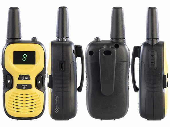 2 talkies-walkies WT-200 avec lampe de poche