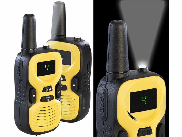 2 talkies-walkies WT-200 avec lampe de poche