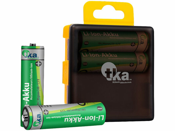 4 accus lithium-ion AA 2000 mAh