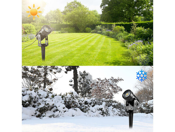 4 spots d'extérieur 850 lm / 12 W à LED COB LS-55