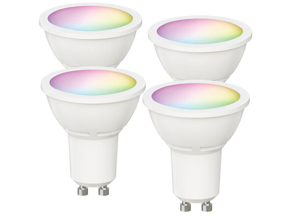 4 spots LED. Pour maison connectée