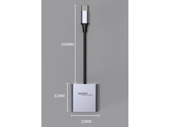 Adaptateur USB-C vers jack 3,5 mm avec fonctions Quick Charge et Power Delivery