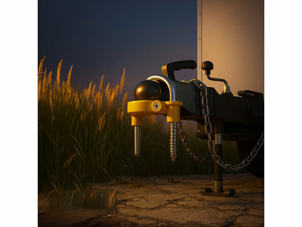 Verouillage pour attelage de remorque