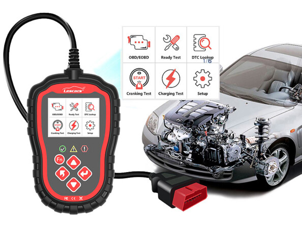 Appareil de diagnostic OBD2 avec écran couleur OD-450 (Reconditionné)