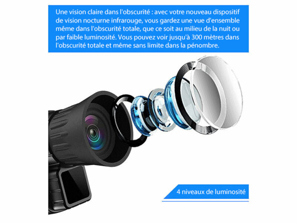 Appareil de vision nocturne infrarouge monoculaire