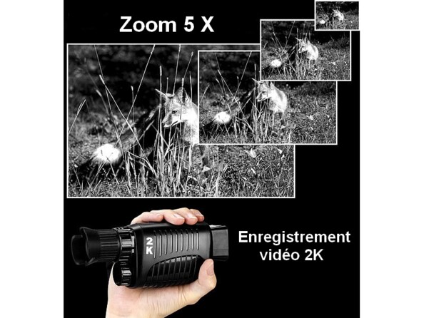 jumelles avec vision infrarouge 2K