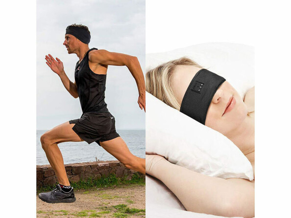 Bandeau running avec écouteurs intégrés fonction bluetooth 5.2