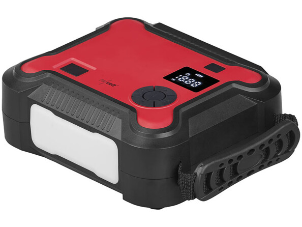 Batterie d'aide au démarrage 16Ah PB-135.KFZ vue de dessus avec la lampe LED