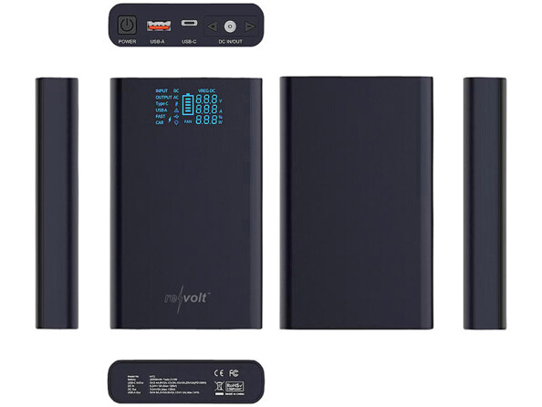 Batterie PB-648.dc vue sous tous les angles