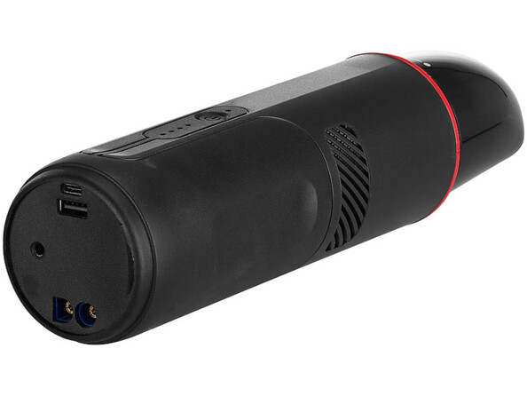 Un accessoire multifonction avec aide au démarrage de voiture et aspirateur intégré