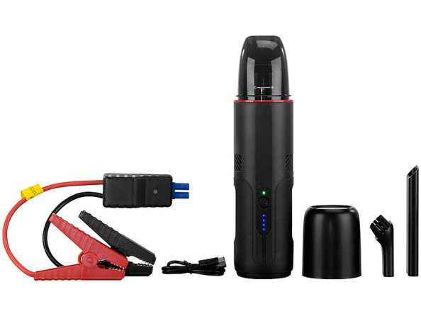 Un accessoire multifonction avec aide au démarrage de voiture et aspirateur intégré