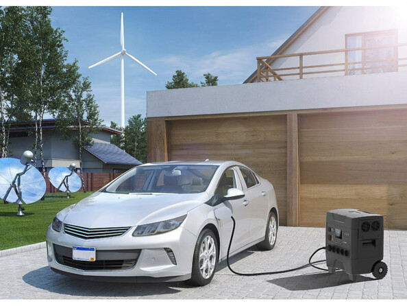 Batterie nomade et convertisseur solaire HSG-3600 avec onduleur 3248 Wh