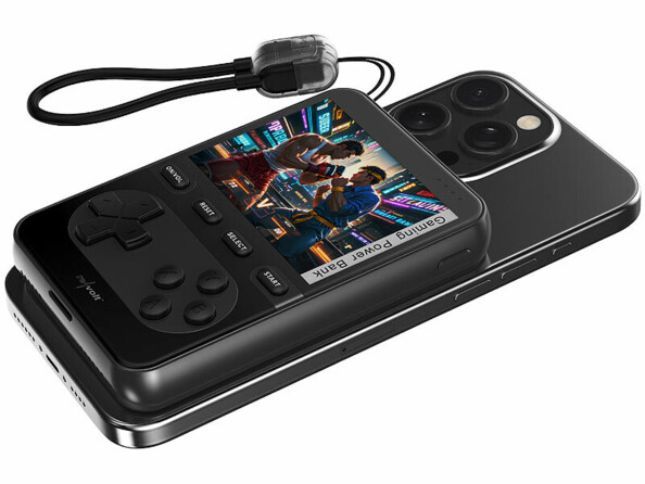 Batterie externe 10000 mAh induction Qi et MagSafe et console de jeu