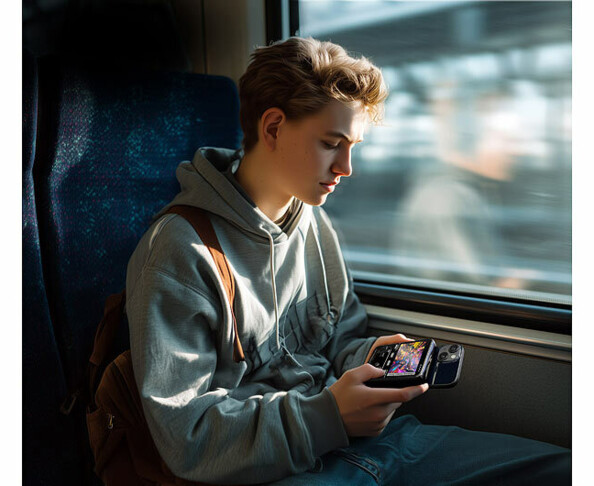 Batterie de secours 10000 mAh compatible Qi et MagSafe et console de jeu