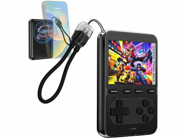 Batterie externe 10000 mAh compatible Qi et MagSafe et console de jeu