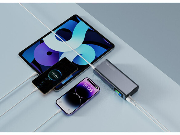 Batterie de secours 20000 mAh power delivery 130 W avec écran OLED