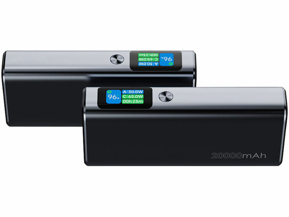 Batterie externe 20000 mAh 130 W avec écran OLED PB-420