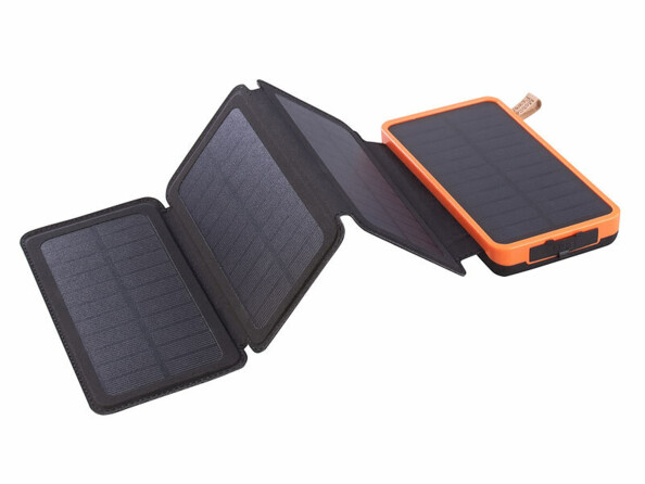 Batterie de secours avec panneau pliable 8 W