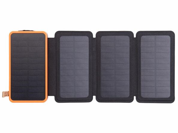 Batterie d'appoint solaire avec panneau pliable 8 W