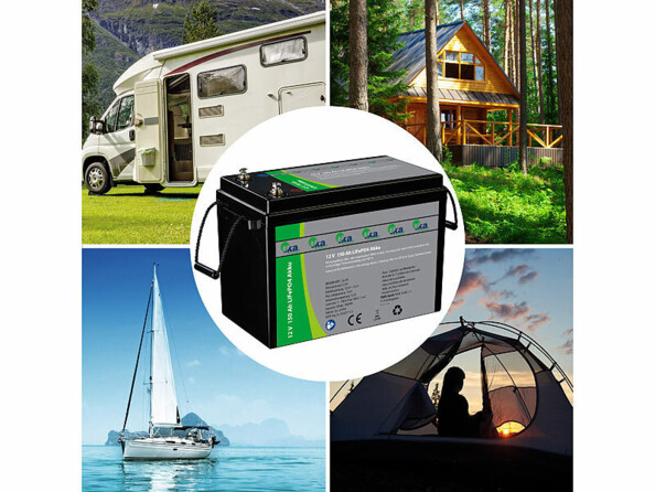 Batterie LiFePO4 12,8 V 150 Ah 1920 Wh avec BMS