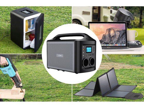 Exemples Batterie nomade 156 Ah et convertisseur solaire HSG-561