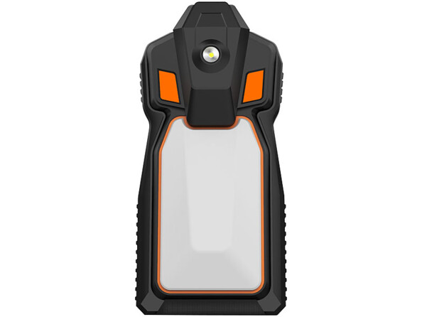 vue de face de la batterie nomade avec lampe