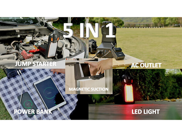 Batterie nomade 5 en 1 mise en situation