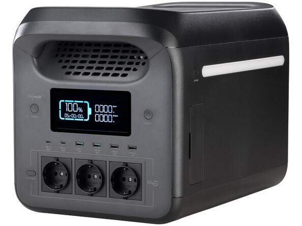 Batterie nomade 24 Ah HSG-600 avec convertisseur solaire portable