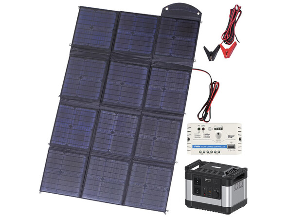 Batterie nomade 300 Ah avec panneau solaire pliable 150 W