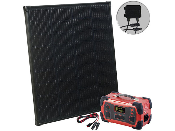 Batterie nomade avec panneau solaire 110 W - 800 Wh, 1000 W