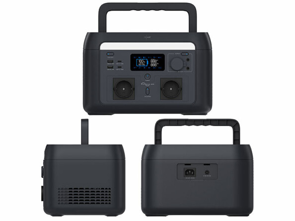 powerbank solaire HSG-400 avec fonction onduleur - 512 Wh