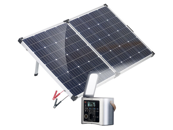 Batterie nomade et convertisseur solaire HSG-650 avec alimentation solaire 160 W