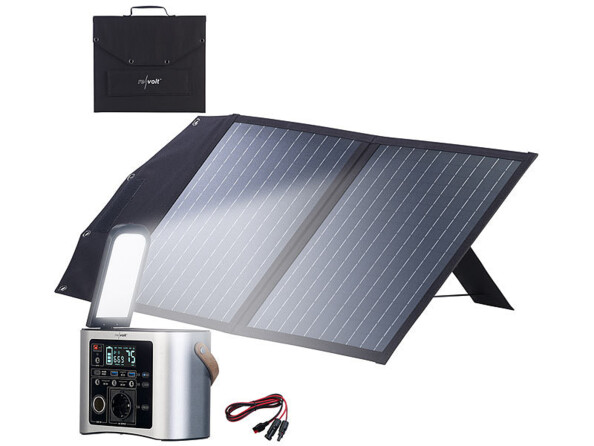 Kit panneau solaire 100 W et Batterie nomade HSG-650 