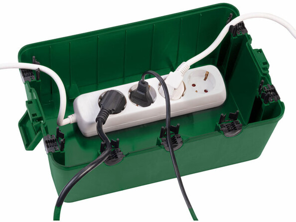 Coffret de rangement étanche pour multiprise