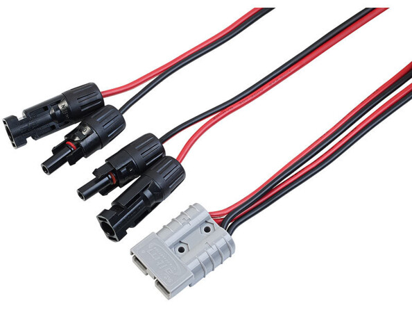 câble MC4 vers Anderson pour 2 panneaux solaires 4 m