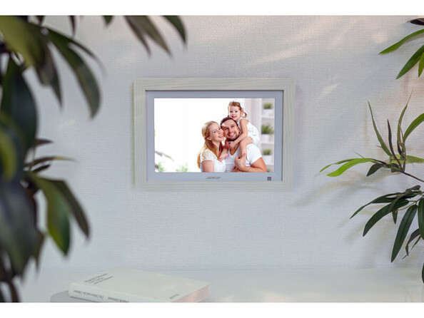 Cadre en bois pour cadre photo numérique connecté DF-900