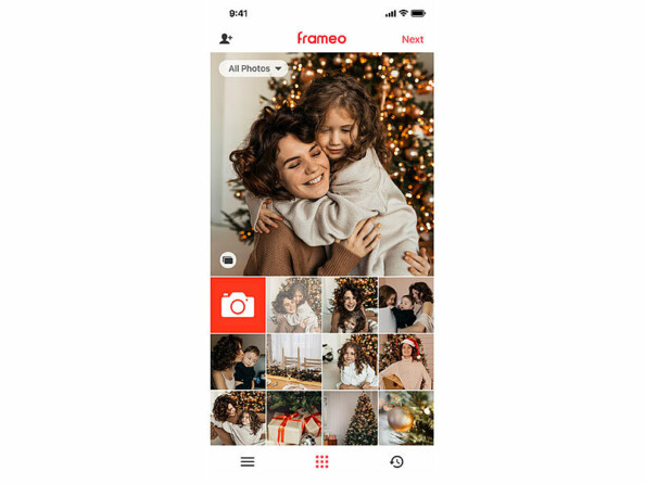 Cadre photo numérique connecté DF-900 avec écran tactile 10,1"