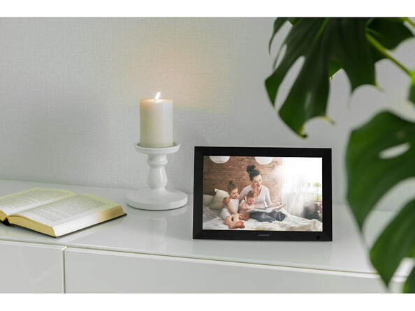 Cadre photo numérique connecté DF-900 avec écran tactile 10,1"