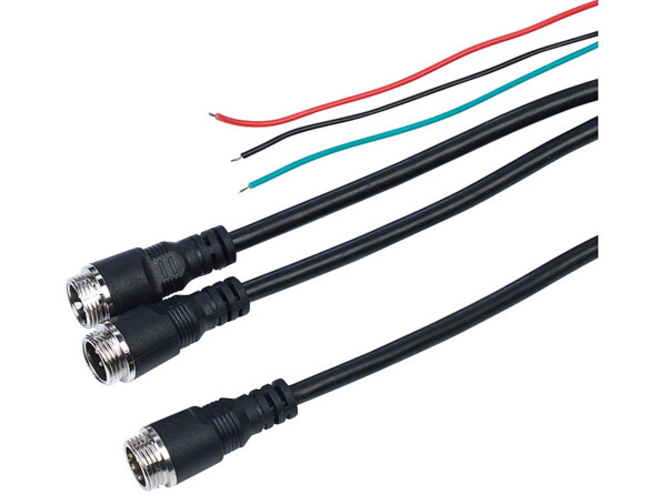 Caméra de recul filaire avec grand écran couleur PA-500 vue des câbles de liaison