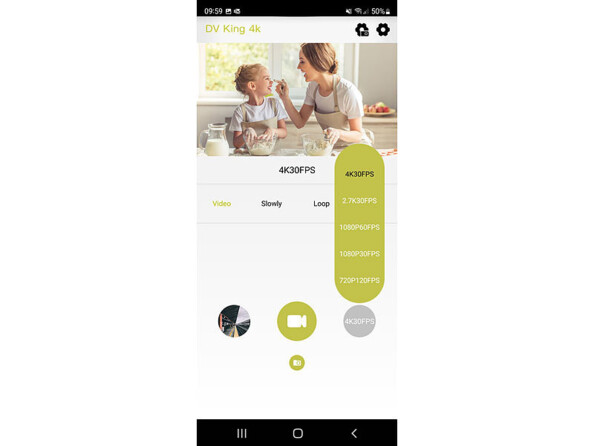 Caméscope 4K UHD connecté DV-890K avec capteur Sony et zoom 16x