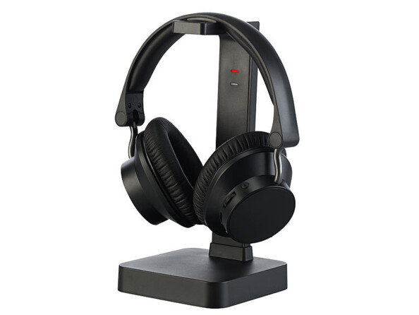 Casque stéréo sans fil avec amplificateur de son et fonction mains libres de la marque Auvisio