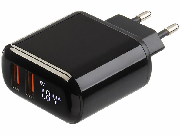 chargeur 2 ports USB charge rapide 18 W