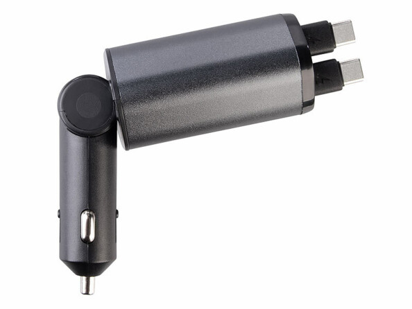 Chargeur USB allume-cigare 66 W USB-C & USB-A pour 4 appareils